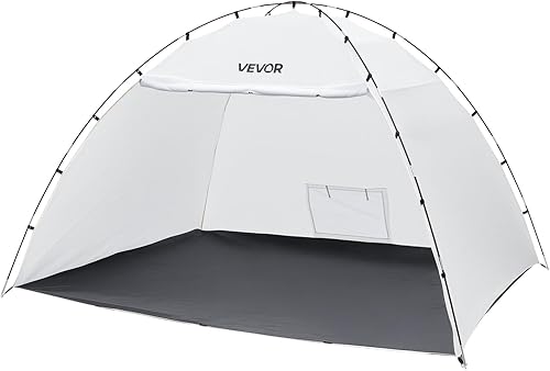 Miniatura 36 de VEVOR Cabina de pintura portátil, tienda de campaña de pintura en aerosol más grande de 10 x 7 x 6 pies con pantalla integrada de piso y malla