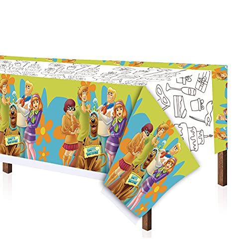 1 PCS Party Tablecloth Table Cover 86 inches x 51 inches for Birthday Party Supplies Decorations
