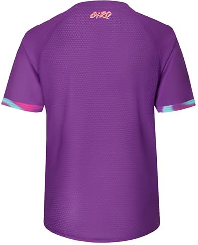 Giro Vestuário de ciclismo juvenil juvenil Roust Jersey, Sunset Sherbert (2023), X-Large