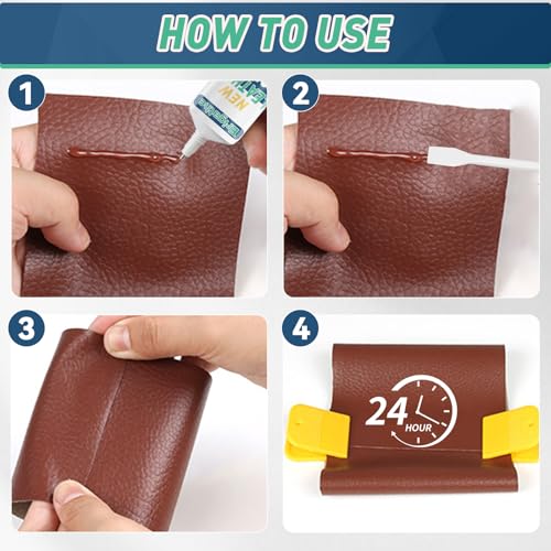 Erigathe LGE1 Leather Glue Adhesive, Leather Glue Repair, Leather Glue For Purses, Car Seat, Shoes And Sofa thumb #3
