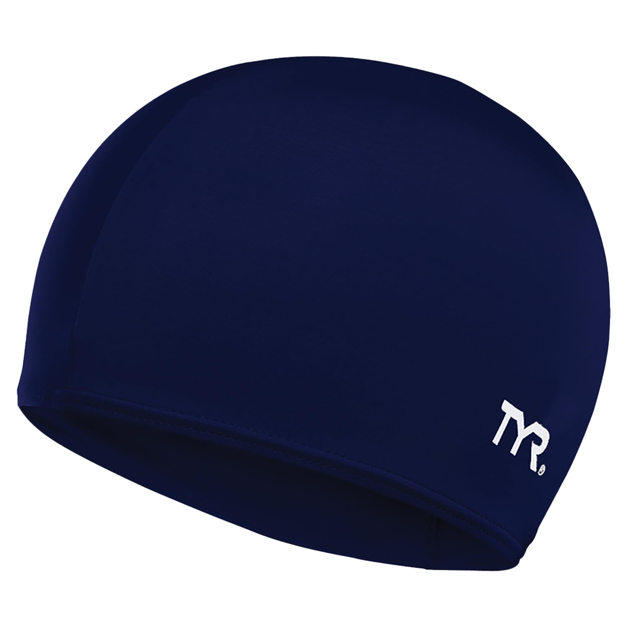 TYRLycra Fiber Adult Swim Cap for Women and Men - Recreational and Training Cap for Lap Swimming, Casual Use - UPF 50+ Sun Protection - Nylon/Lycra