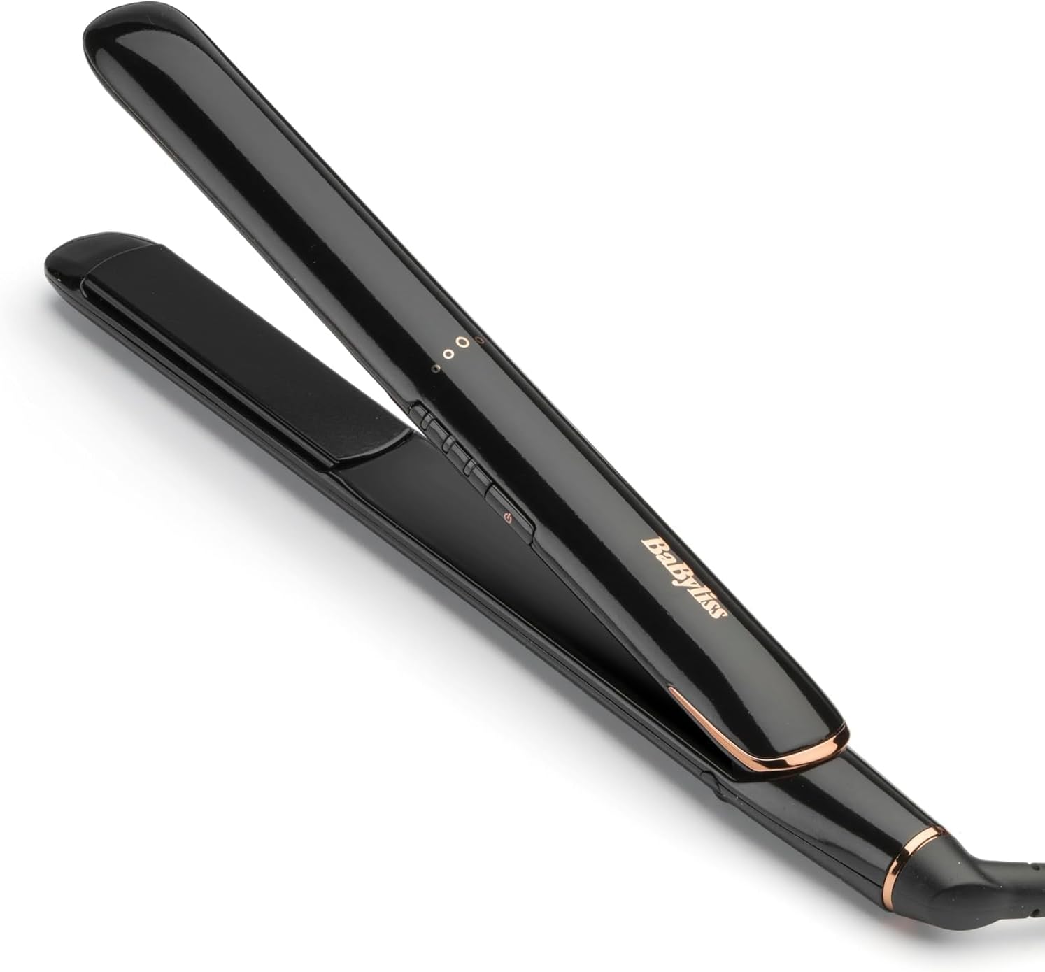 Rose Lustre Hair Straighteners – Ceramic Smooth‑Glide Plates for Sleek & Frizz‑Free Styling, 30s Fast Heat‑Up, (180-230°C), Straightening & Smoothing Flat Iron, Worldwide Use, 2515DU