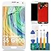 Ersatz-LCD-Bildschirm fu00fcr Samsung Galaxy S5 G900 G900MD G900A LCD-Bildschirm-Ersatz-Bausatz mit Displayschutzfolie und Werkzeug (weiu00df)