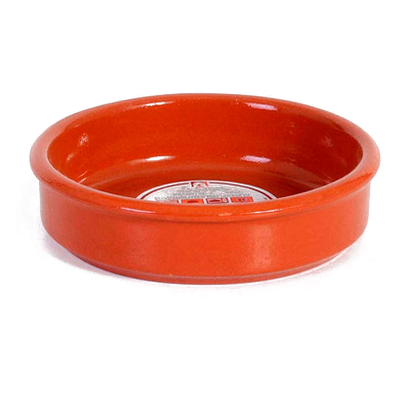 Acan Tradineur - Pack de 12 Cazuelas Redonda de Barro - Apta para vitro y Horno - Ideal para guisos y asados caseros - Ø 16 cm.