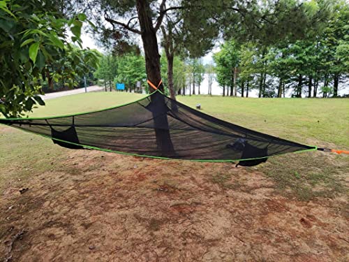 ハンモックの三角形な空中キャンプのツリーハンモック 折り