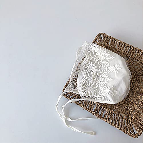 Lace Newborn Baby Hat Cotton Kids Princess Infant Toddler Breathable Bonnet for Sun Hat3