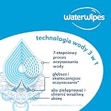 WaterWipes Sensitive+ Newborn & Baby Wipes, 99,9% wody, 6 opak.