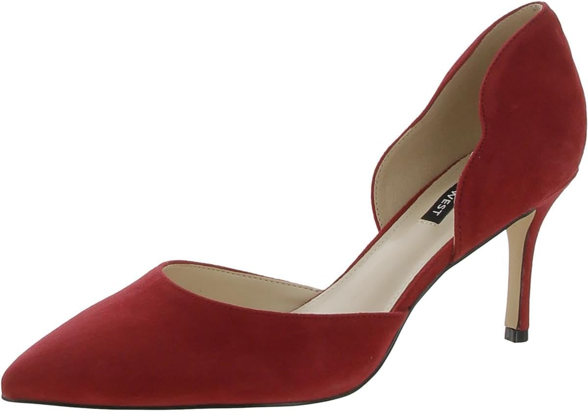 Nine West Women's Mence Stiletto Slip-On Pointy Toe Pump