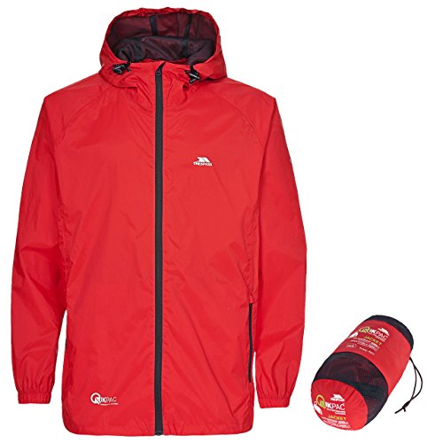 Preisvergleich Produktbild Trespass Qikpac Jacket Kompakt Zusammenrollbare Wasserdichte Regenjacke / Funktionsjacke / Wetterjacke für Damen und Herren / Unisex