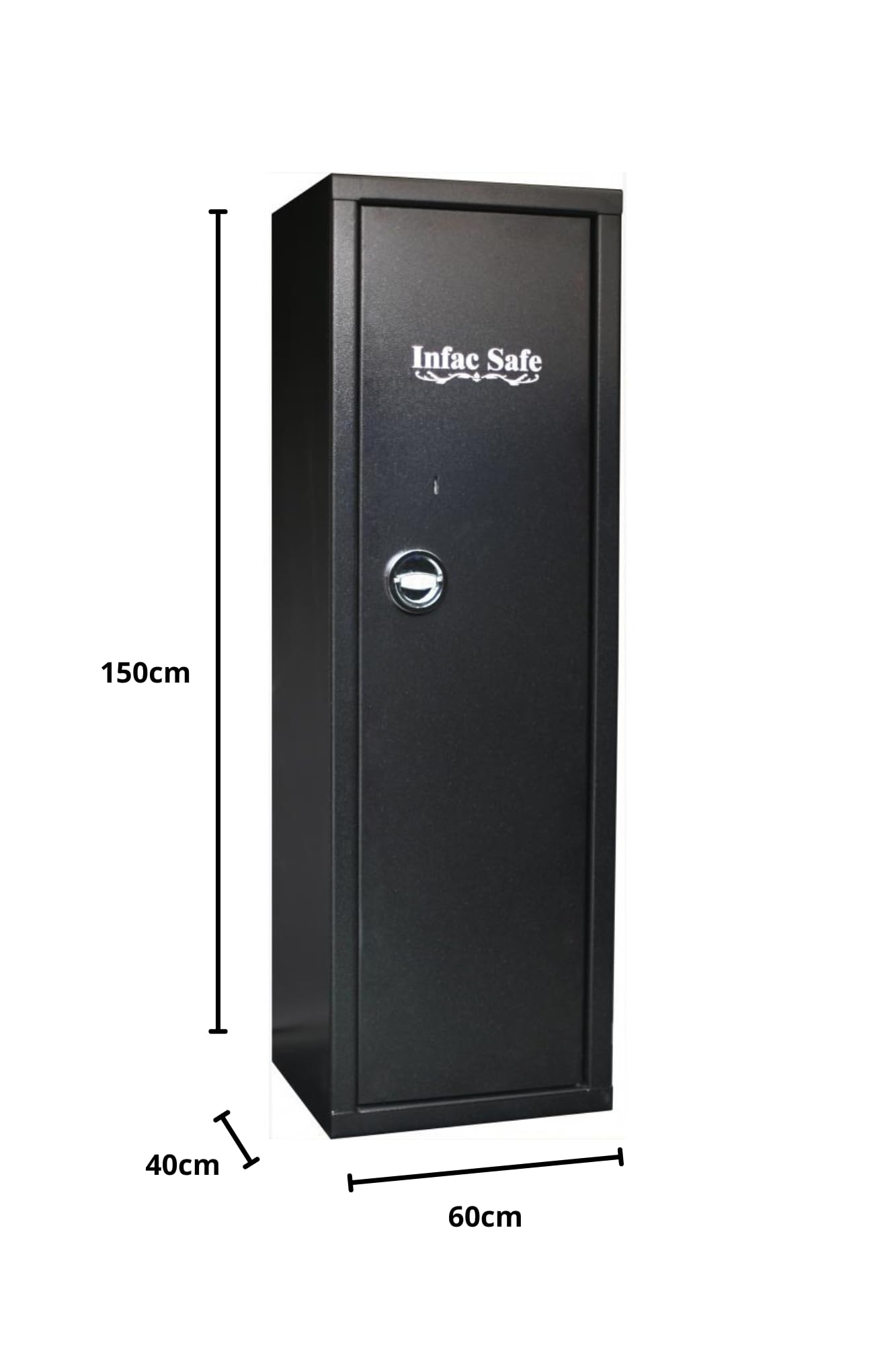 Safe C20S Armoire forte avec étagères en Acier | 5 étagères renforcées amovibles et réglables | Serrure à clé