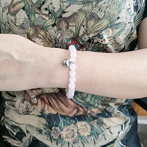 GelConnie Get Well Soon Gifts -Natural Stone Healing Relaxation Bracelets,8mm Anti-Anxiety Crystal Yoga Beads, Stress Relief Stretch Bracelets for Women Men4