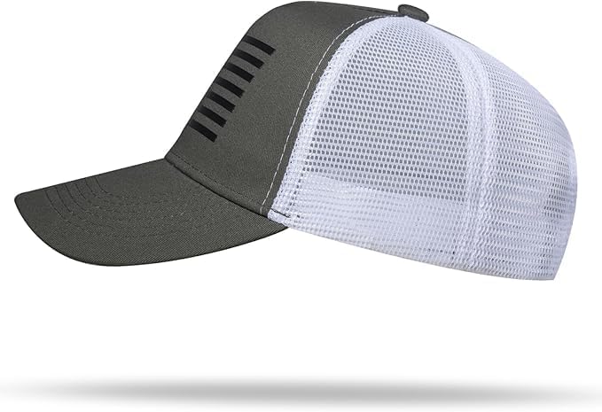 American Flag Hat | Snapback Adjustable Mesh Trucker Baseball Cap | Men Women Outdoor & Casual Wear - Image 4