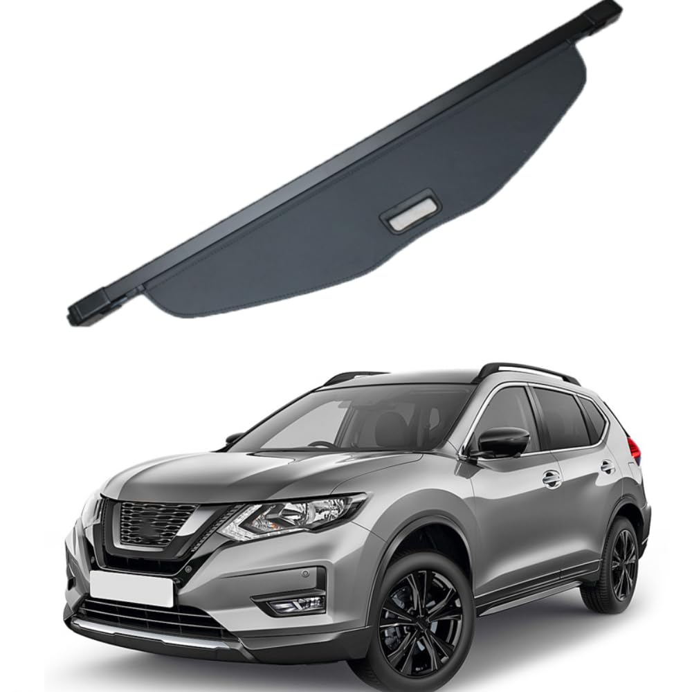 Auto Retrattile Cappelliera Bagagliaio Coperture, per NIS-San X-Trail (Rogue) T32 2014-2020 Tronco Magazzinaggio Ripiano Copri Privacy Car Styling Accessori