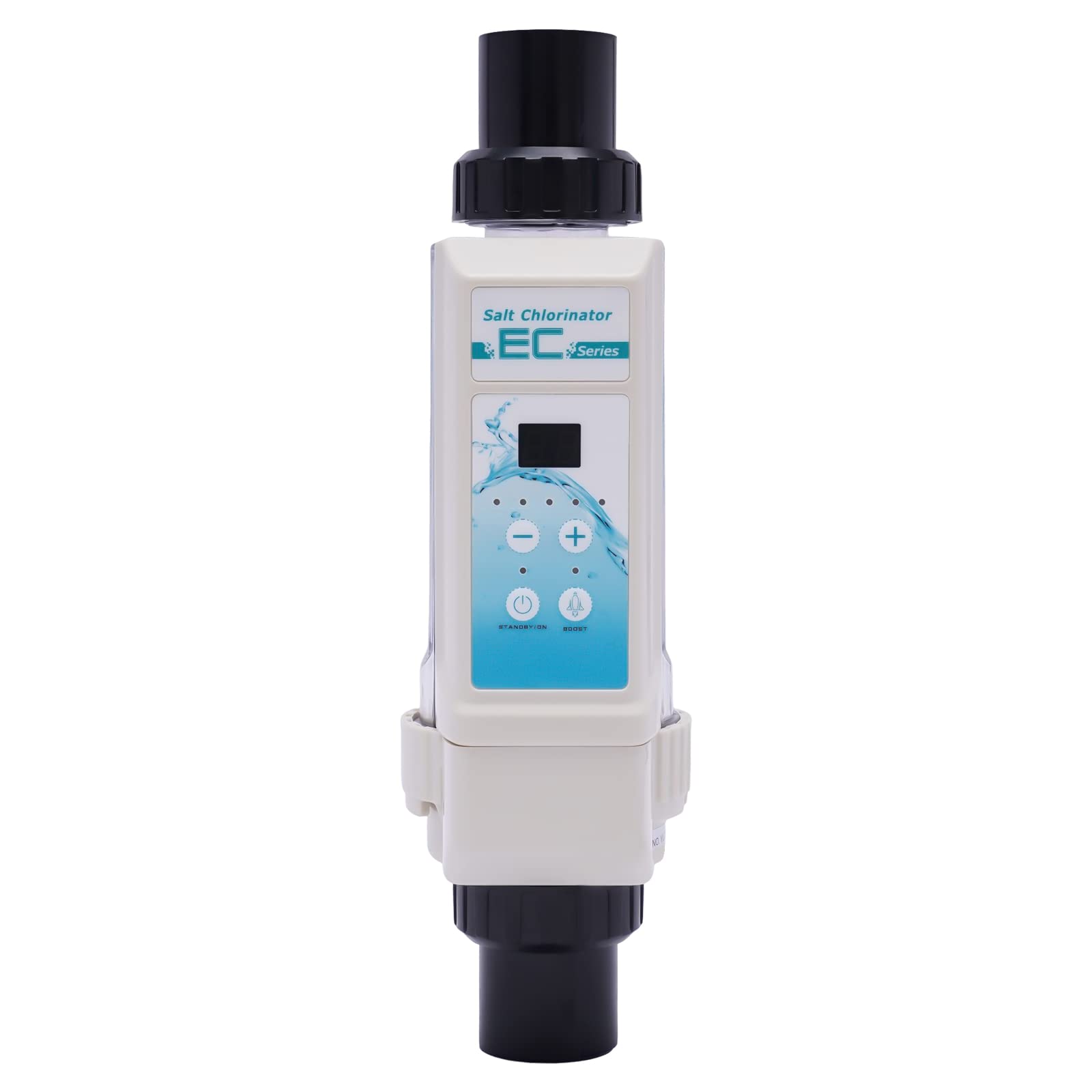Selbstreinigender Salz Chlor Generator für Pools bis 50m³ Whirlpools Schwimmbecken Salzchlorinator mit Einstellbarer Chlorabgabe Kein Chlorgeruch