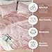 Comfort Spaces Juliette Luxe Comforter Set Velvet Lush with Soft Brushed Microfiber Reverse, All Season Cozy Velvet Bedding Sets, Fluffy Comforter Bed Set, Matching Sham, Blush Full/Queen 3 Piece