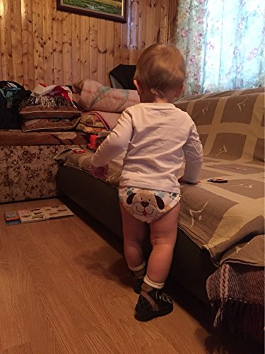 Haimoburg Set van 6 waterdichte baby leerluier trainingsbroeken ondergoed luiers luierbroek voor toilettraining… - Afbeelding 6