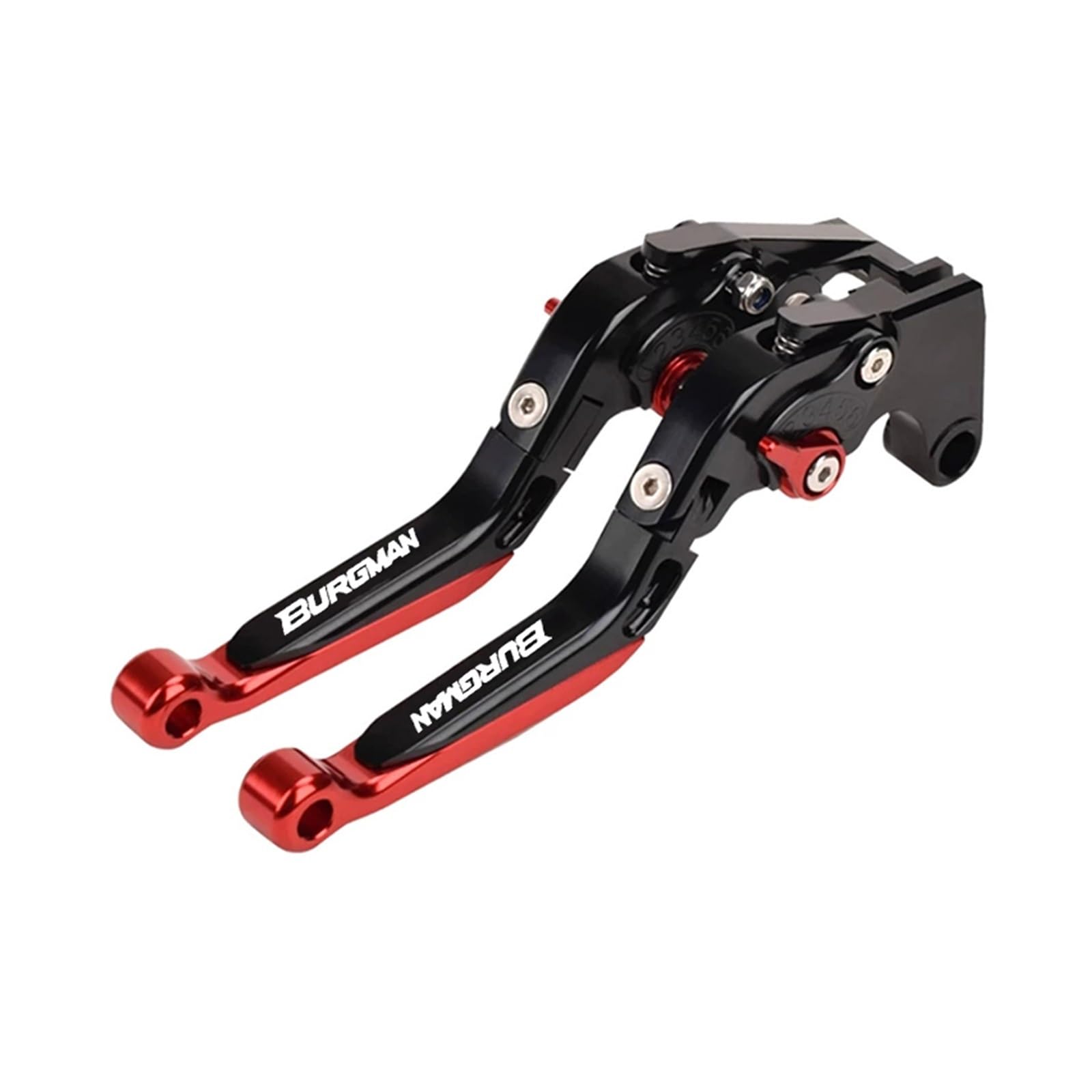 Yofdsnd 12 Foldable Telescopic Brake And Clutch Lever For An Uh Burgman 400/250/200/150/125 Clutch Lever Brake Set Folding Handle Levers