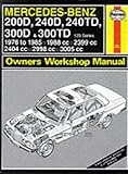 mercedes 300 td  Mercedes-Benz 200D, 240D, 240TD, 300D and 300TD (123 Series) 1976-85 Owner\'s Workshop Manual (Service & repair manuals)
