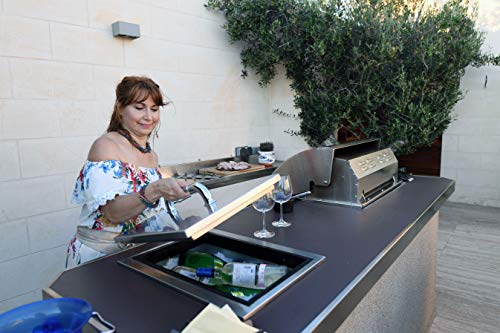 Bull Outdoor Products Stainless Steel Drop In Ice Chest 16.75" X 21.5" #TOP4
