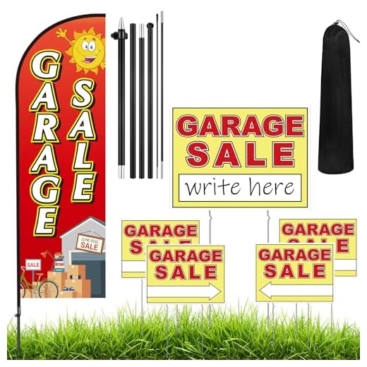 Drydiet Garage Sale Signs Complete Kit