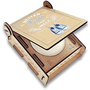 Candle IN THE BOX bester Sohn, Kerze mit Spruch von Eltern, Geschenk 18 Geburtstag Junge, Abitur 2023, Abschluss…