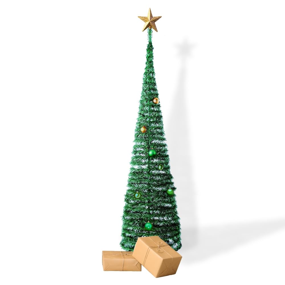 Árbol de Navidad Artificial emergente SlimTree Verde 180 cm