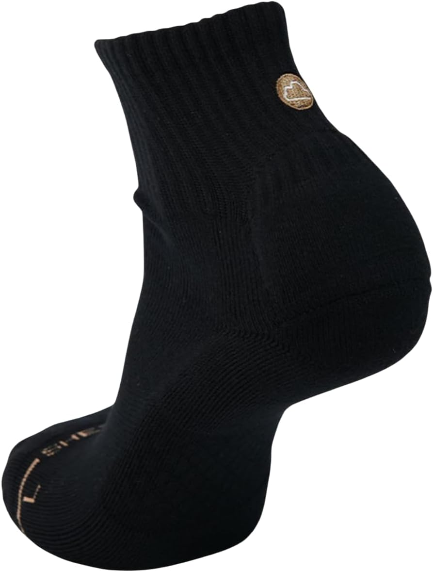 Product image of SHEZZA Anti-Blister Cushion Heel Padded Quarter Sock-Breathable,Comfortable-seen on TikTok