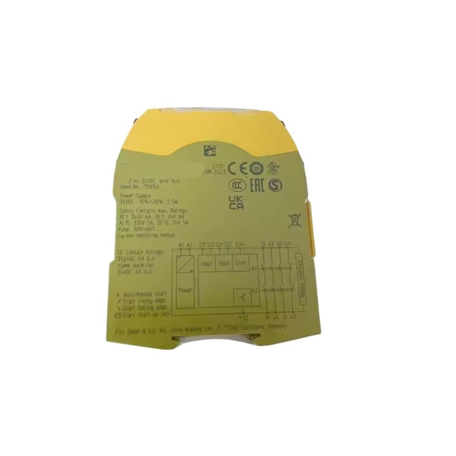 ZVQYSGIW 750104 Relay s4 Miniature 24VDC 3n/o 1n/c Voltage Relay