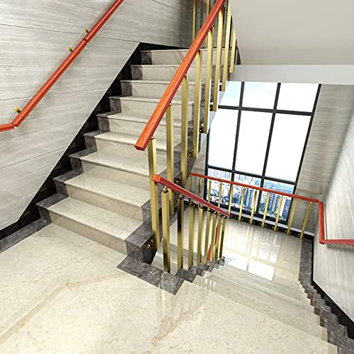 Poteau de balustrade garde-corps escalier extérieur réglable noir - 6