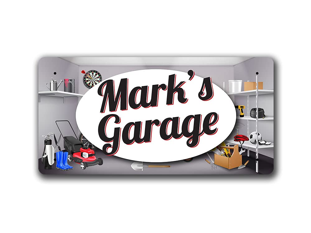 McMug - Mark's Garage - Metal Sign, Decorative Sign, 200mm x 100mm