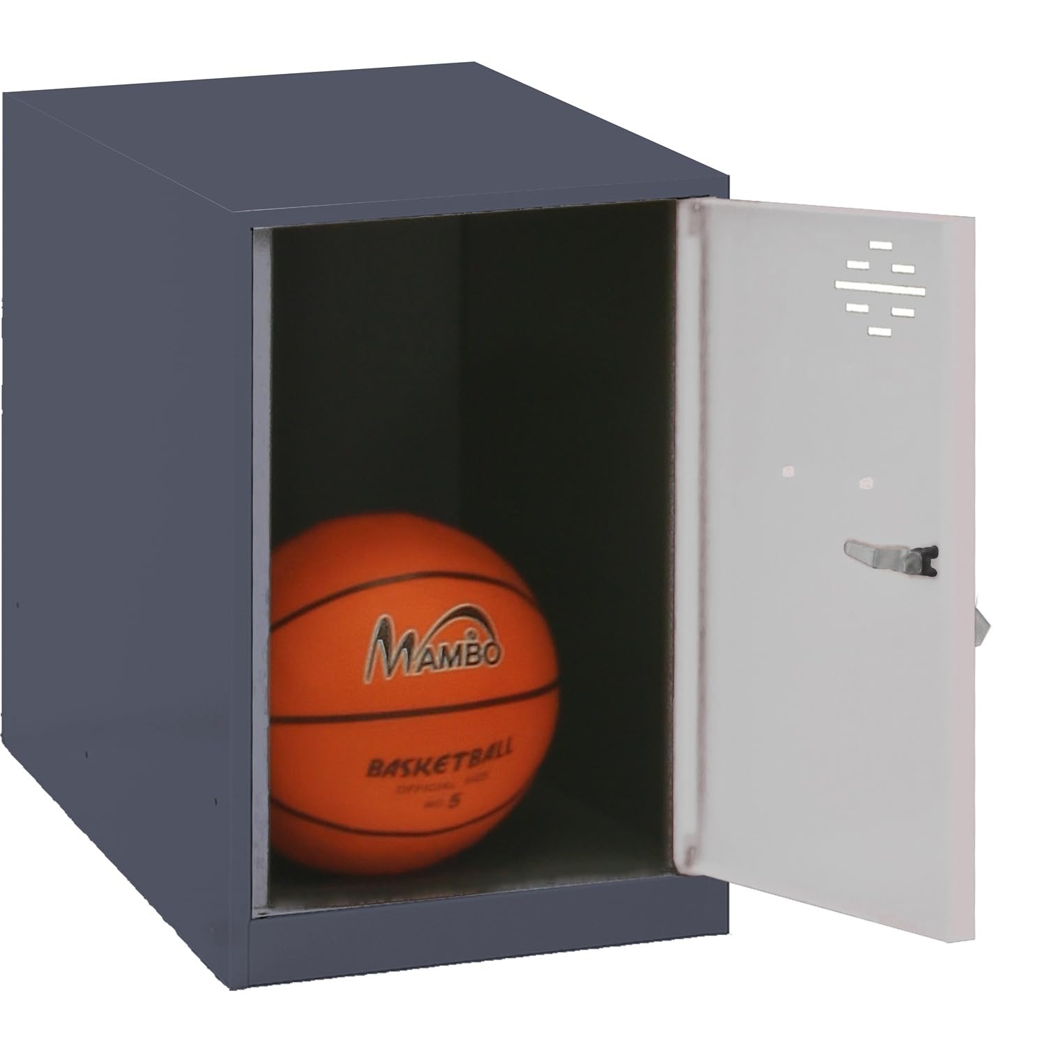 Simon Rack Taquillas Vestuario Pequeña, 475x300x500 mm, Amario Metalico Pequeño, Incluye Llave, Antracita/​Gris - Simonlocker