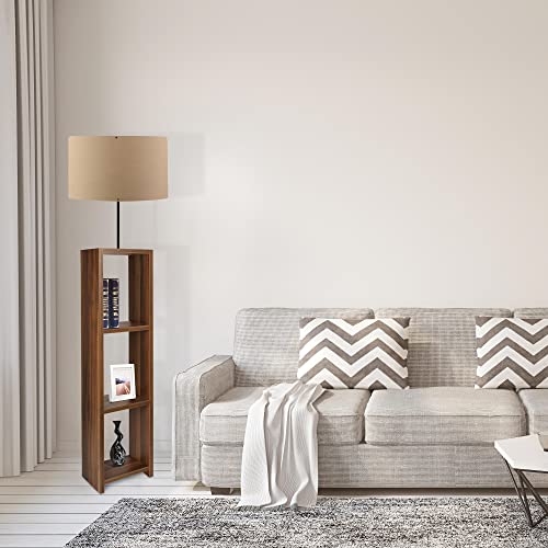 Lampadaire Victoria 100% pvc brun clair résistant avec douille E27