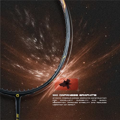 Image of Apacs Z-Ziggler Next Gen (Unstrung) | 38lbs max Tension | Ultra Slim Shaft | 100% Japanese Graphite | (4U) Head Heavy Balance | Aerodox Frame | Made in Vietnam Badminton Racket with Cover (Black Red)