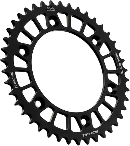 Miniatura 24 de JT Sprockets JTA210.51BLK Racelite Negra Anodizada de Aluminio 7075 T6 Piñón Trasero, Individual