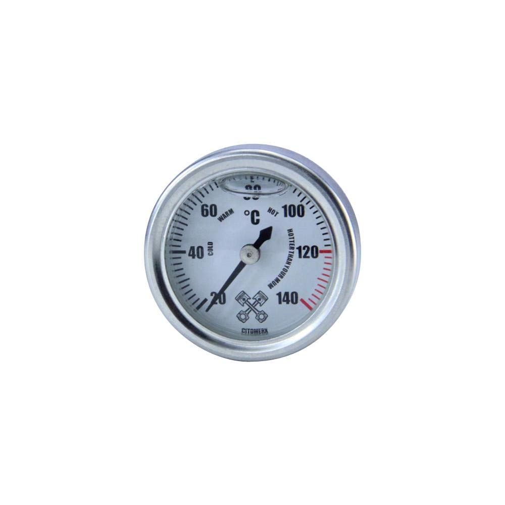 Citomerx Thermomètre à huile | Convient pour Honda Kawasaki MZ/MUZ Sachs Triumph Yamaha