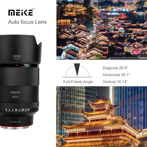 Ficha técnica Meike 85mm F1.4 Auto Focus Medium Telephoto STM Full Format Portrait Lente Compatible con Panasonic Lumix Sigma Leica L-Mount cámaras S1H S1 S5 S5 Mark II S1R S9 SL SL2 FP FPL - Fernando Cortés