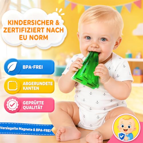 WOOBLO Magnetische Bausteine, Hochwertige Magnetbausteine, Bausatz – Ansicht 4
