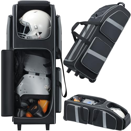 Speqerk Football Gear Bag with Wheels