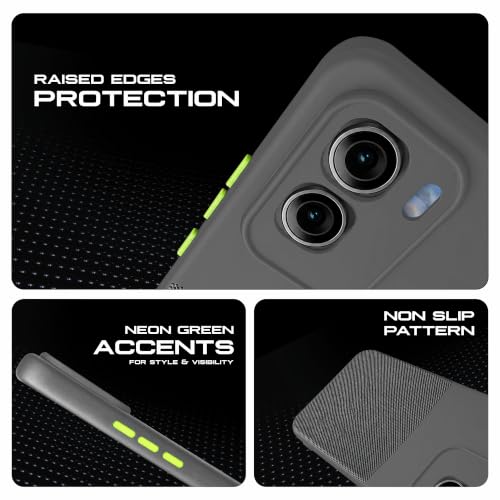 Image of AIBEX Premium Back Cover Case Compatible for Vivo T5 Pro 5G | Scratch & Drop Tested Shockproof Matte Texture Case with Soft Microfibre Lining | Slim Fit Cover with Anti-Scratch Finish - Grey