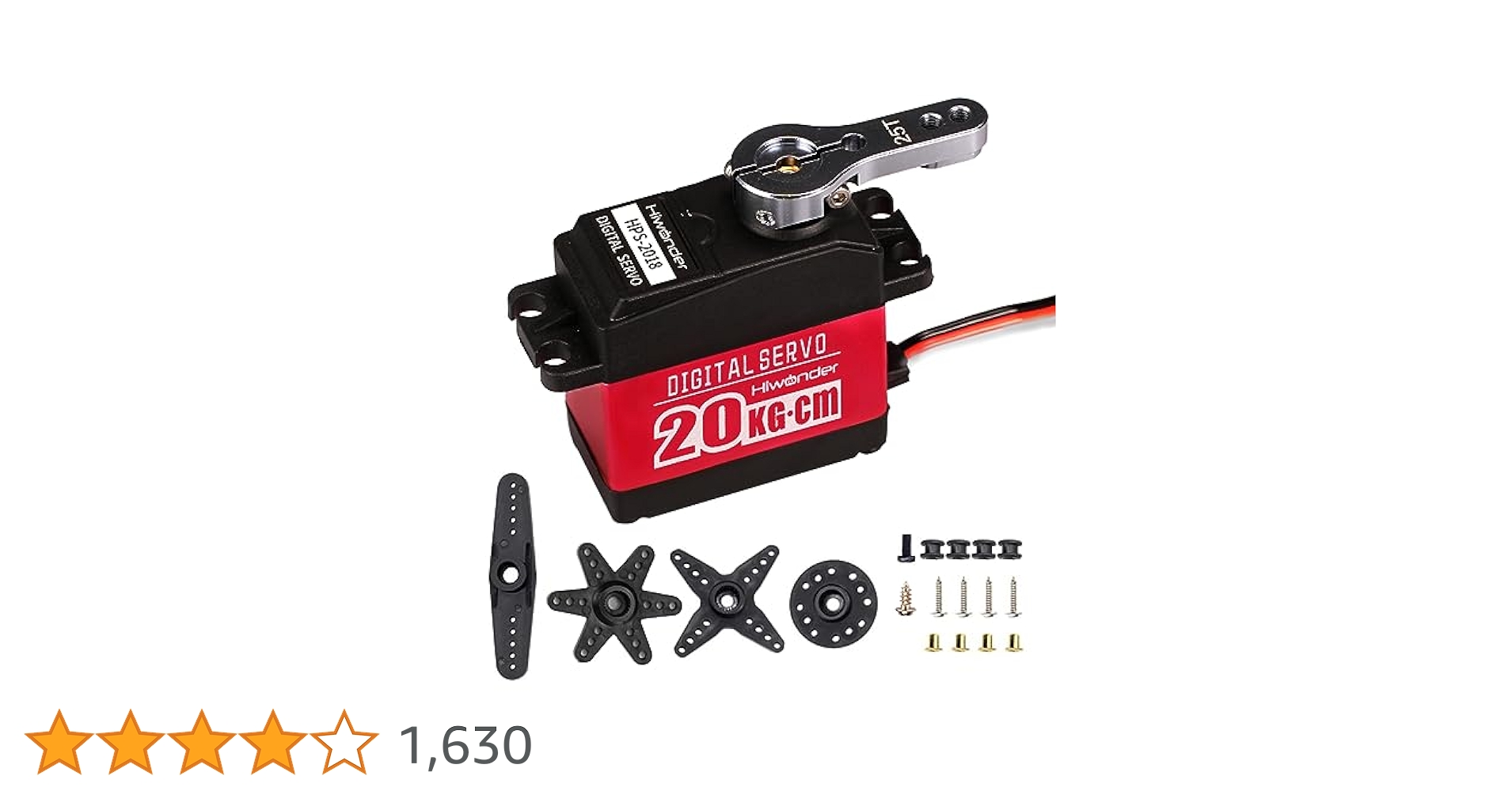 Amazon | Hiwonder LD-20MG 20kg高トルク メタルギア デジタル