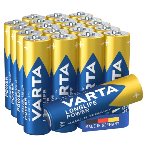 VARTA Piles AA, 10+10 (lot de 20), Longlife Power, Alcalines, 1,5V, emballage recyclé à 90%, adaptées aux jouets, souris sans fil, lampes de poche, Made in Germany - 3