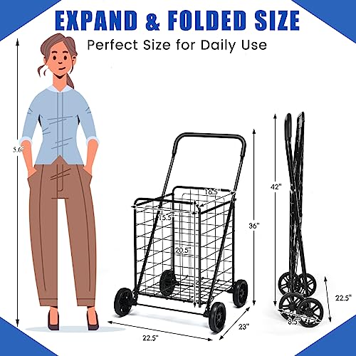 Ironmax HY-35657BK Grocery Shopping Cart thumb #3