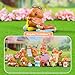 Popobox Capybara and Dog Series Blind Box Figures, Random Design Action Figures Collectible Toys for Birthday Gift, Home Decorations, Single Box