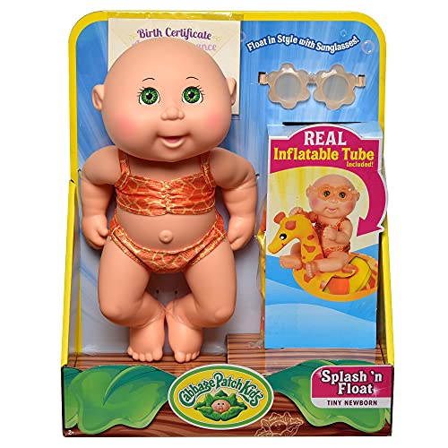 Cabbage Patch Kids Deluxe Tiny Newborn Splash ‘N Float Giraffe Swimsuit - 9-Inch Cpk Doll - Grow Your Cabbage Patch - Play In And Out Of Water #TOP1