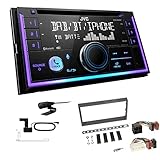 Autoradio mit CD Laufwerk, Digitalradio DAB+, Bluetooth-Freisprechfunktion & Audiostreaming , kompatibel mit Apple und Android Smartphones