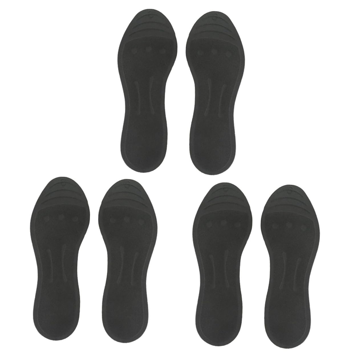 FRCOLOR 3stücke Tpu Flüssige Massage-einlegesohlen Für Orthopädische Schuhe Schwarz Therapeutische Unterstützung Bei Plantarfasziitis Und Plattfuß Für Und Schmerzlinderung