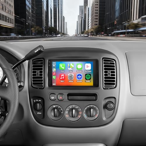 for Ford Ranger 1995-2011，Escape 2000-2007 Radio Upgrade,4G Network 8core CPU Stereo System,QLED Touch Screen,Carplay and Android Auto,Free Backup Camera