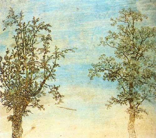 Peinture sur Toile Style Nordique Deux arbres Impression Grand Format