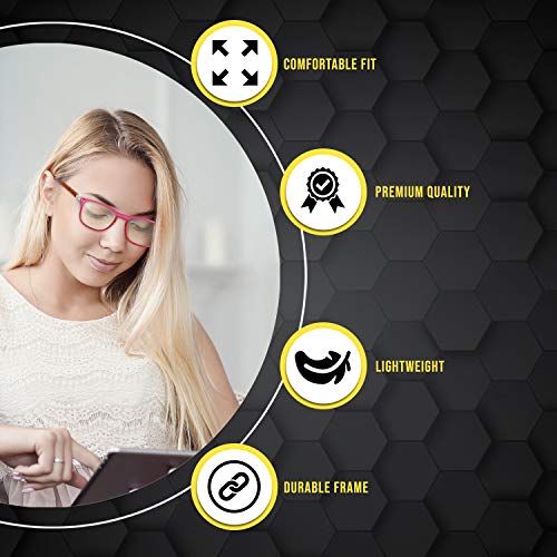 image for Optix 55 Blue Light Blocking Glasses Women & Men | Anti Eyestrain Head