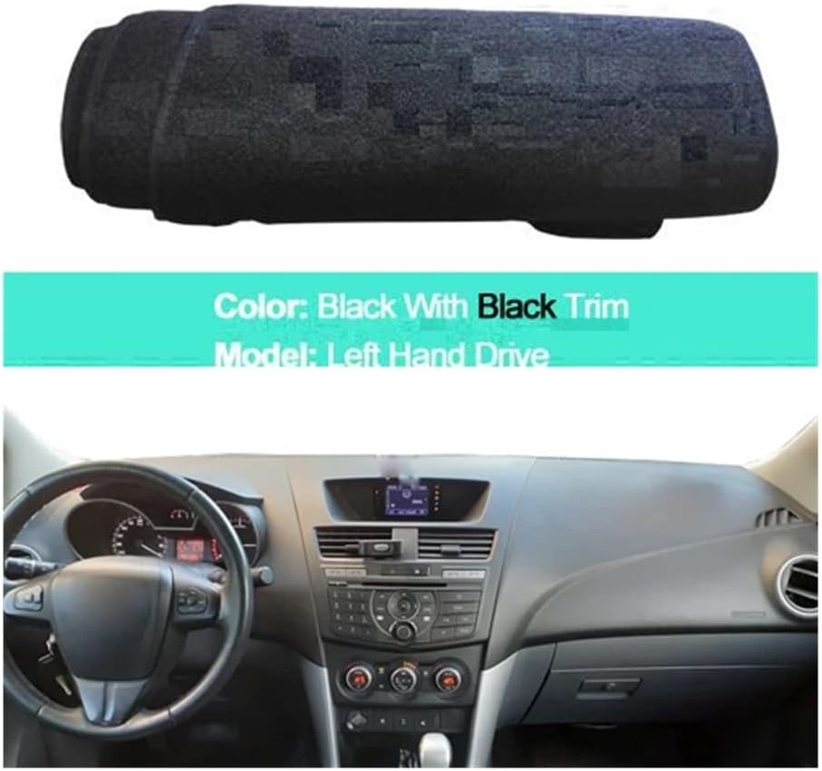 のために マツダ用 BT50 2012-2020 車のダッシュボードカバーインテリアダッシュボードプロテクターカバーダッシュボードカ